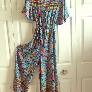 Floral jumpsuit